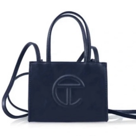 Telfar Handbags - NAVY small telfar bag - tags attached